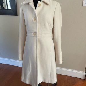 J. Crew wool cashmere long coat sz 4